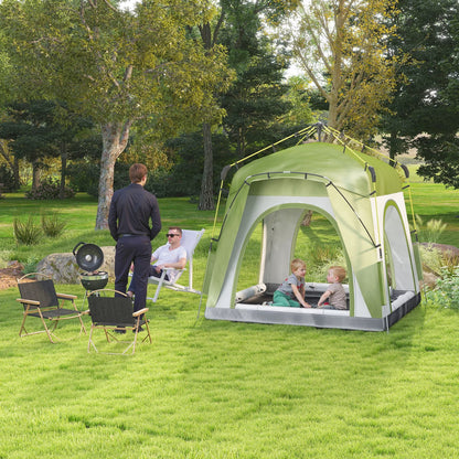 Campingzelt mit Haken
