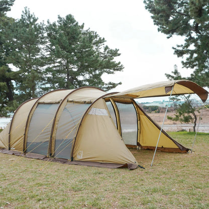 Zelt Reisa 6 PU mit Windschutz