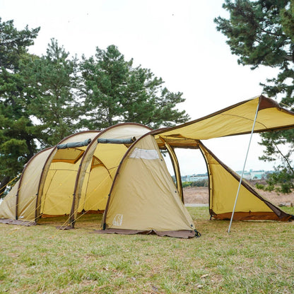 Zelt Reisa 6 PU mit Windschutz