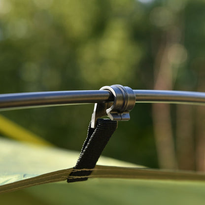 Campingzelt mit Haken